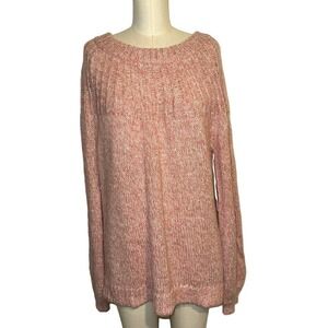 NWT Lauren Conrad Petunia Pink Sweater Large